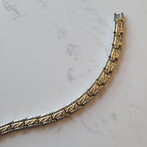 Willis Judd Bracelet Vintage Link Bracelet Gold Silver Plated